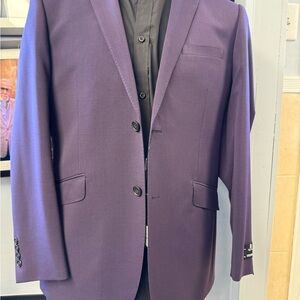 Elegant Men's Purple Blazer